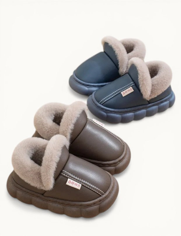 Chausson cuir enfant