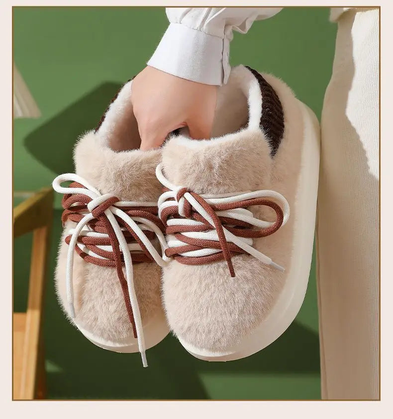 Chaussons en forme de basket