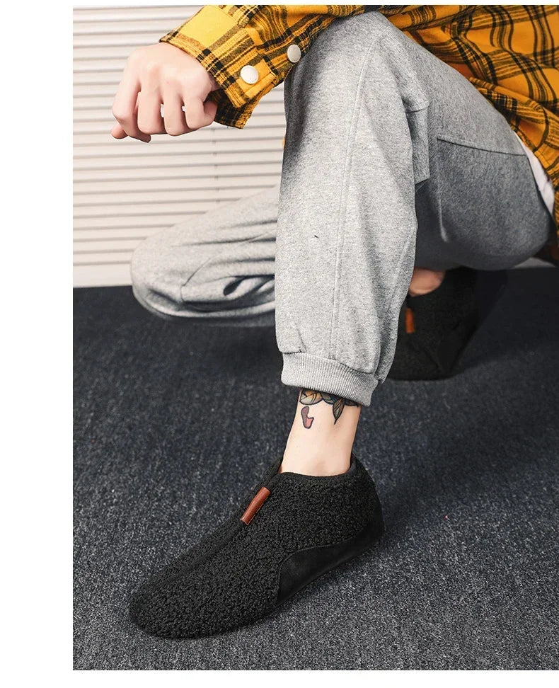 Bottine chausson homme