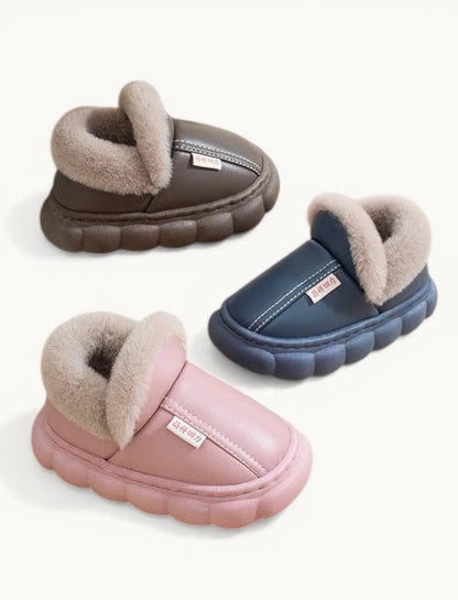 Chausson cuir enfant