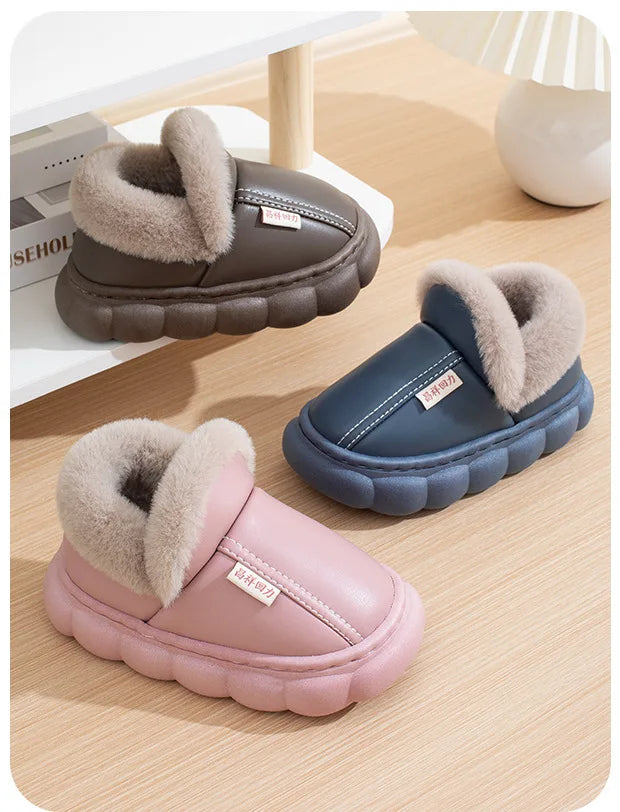 Chausson cuir enfant