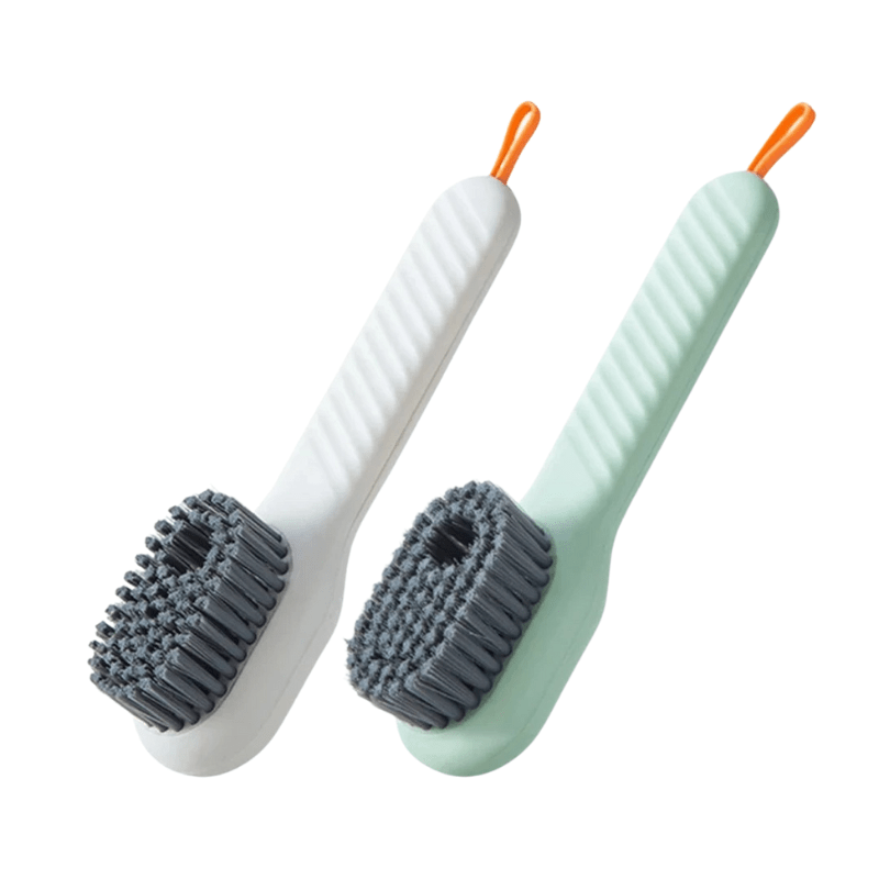 Brosse à Chaussures Multifonctionnelle Vert/Blanc 2