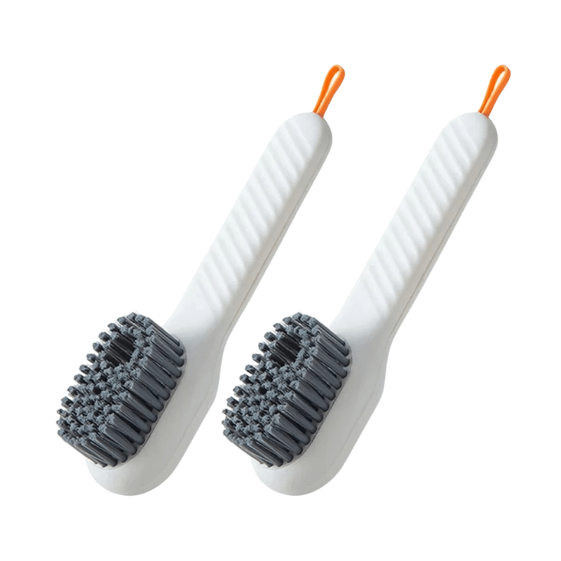 Brosse à Chaussures Multifonctionnelle Blanc 2