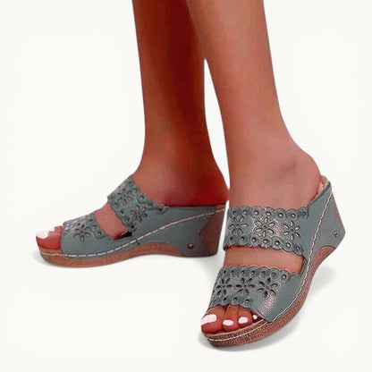 Chausson à talon Vert / 34-35