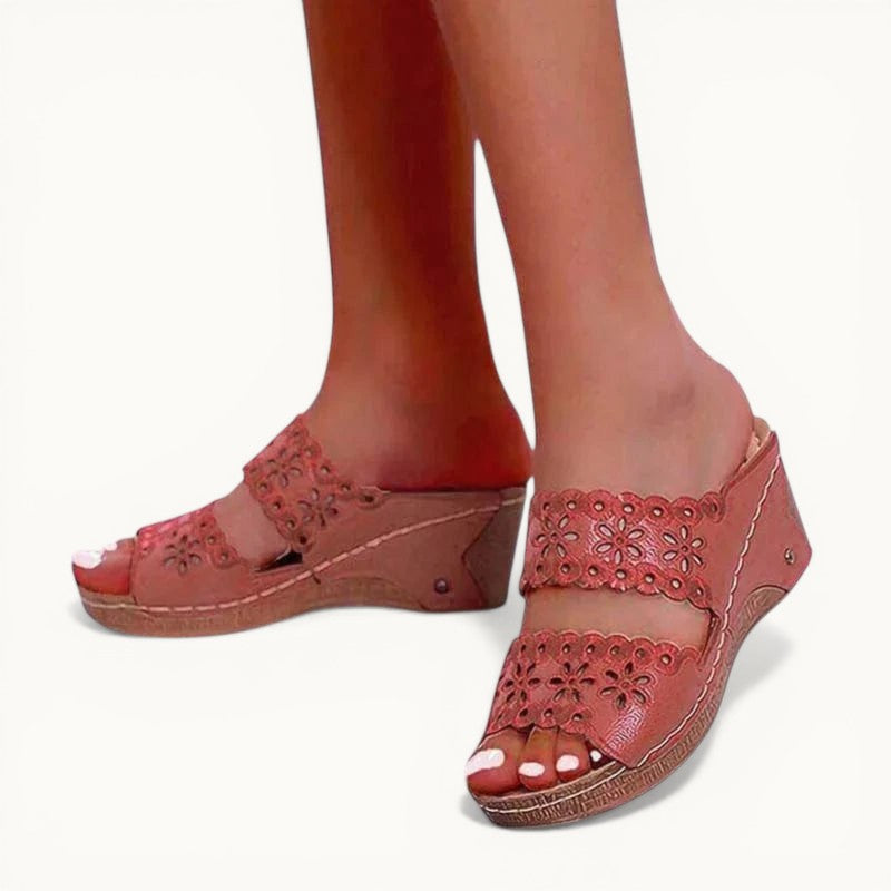 Chausson à talon Marron / 34-35