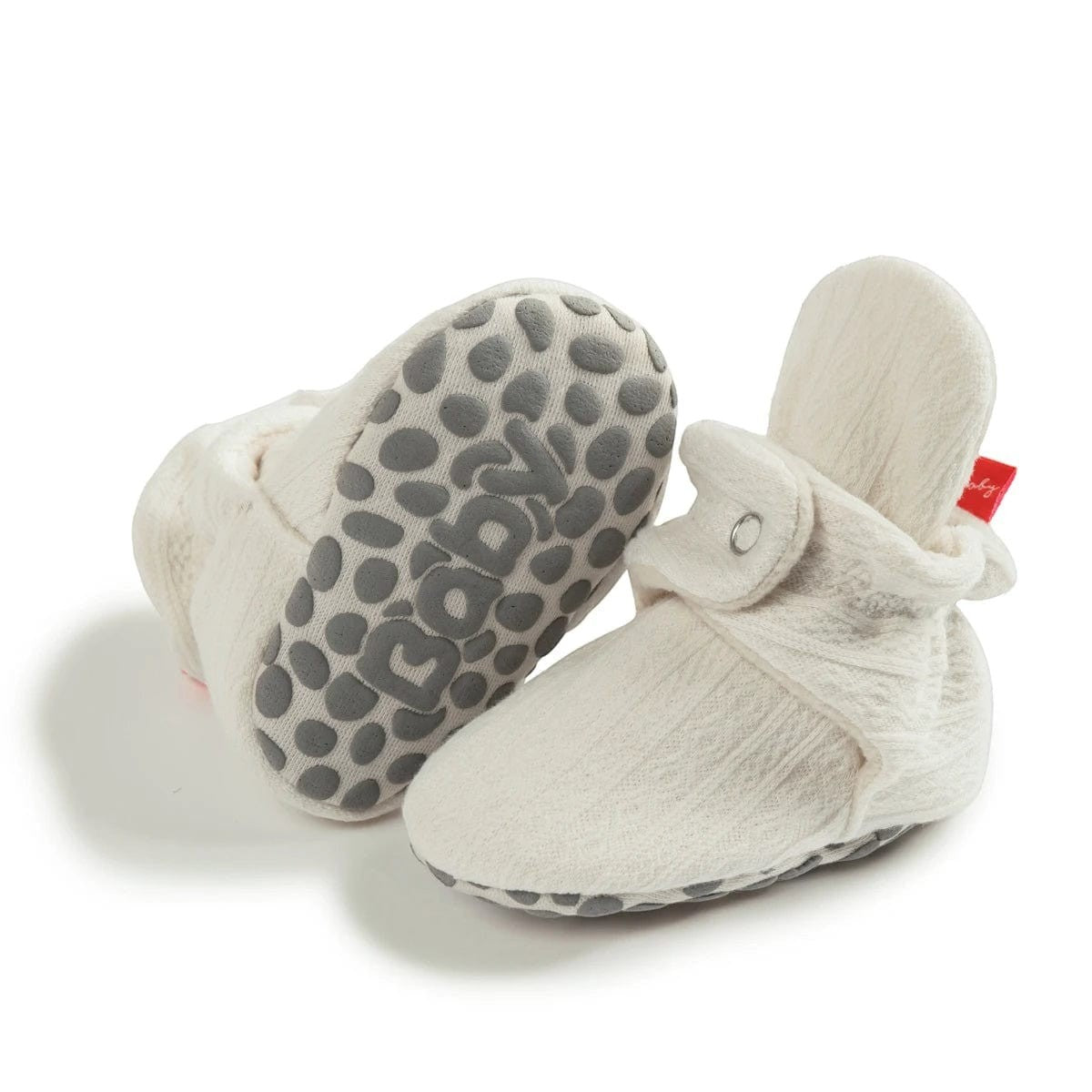 Chausson bébé à scratch Blanc 3 / 16-17