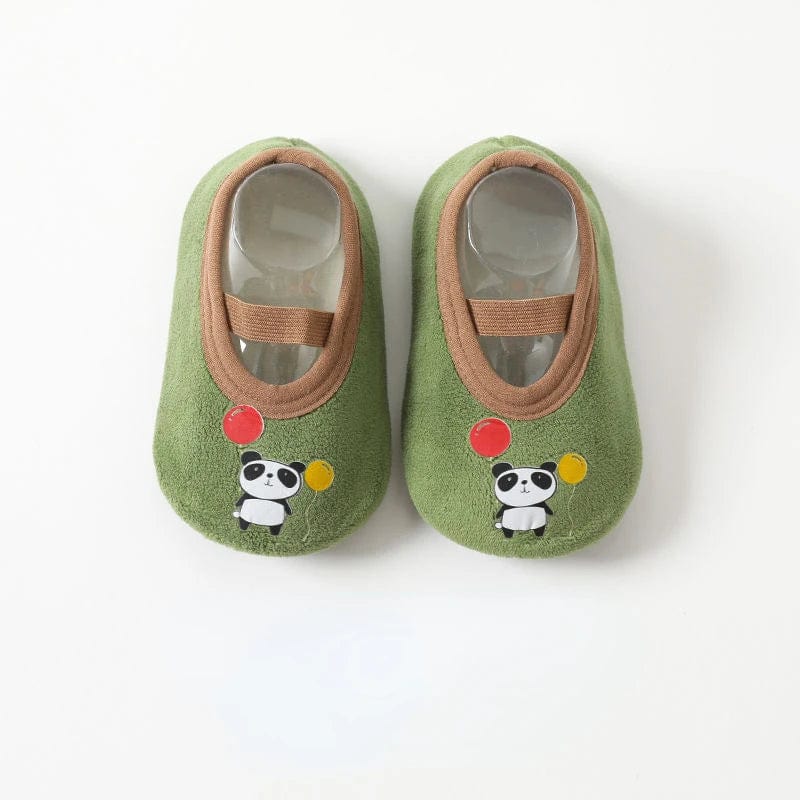 Chausson Bébé Animaux Vert / 3-4 ans