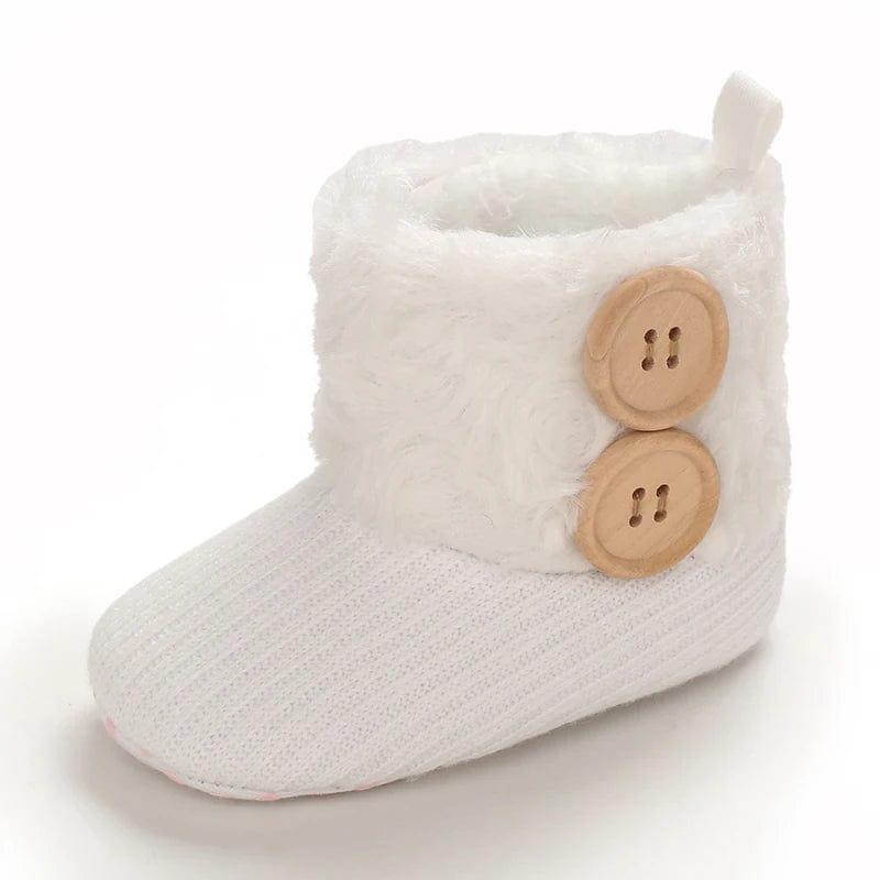 Chausson Bébé Botte Blanc / 13-18 mois