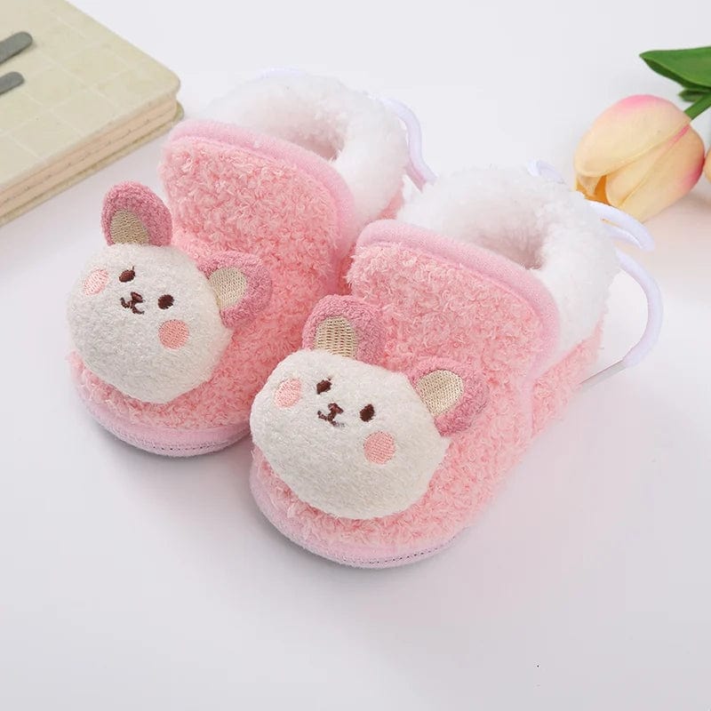 Chausson Bébé - Botte Animaux Rose 3 / 13-18 mois