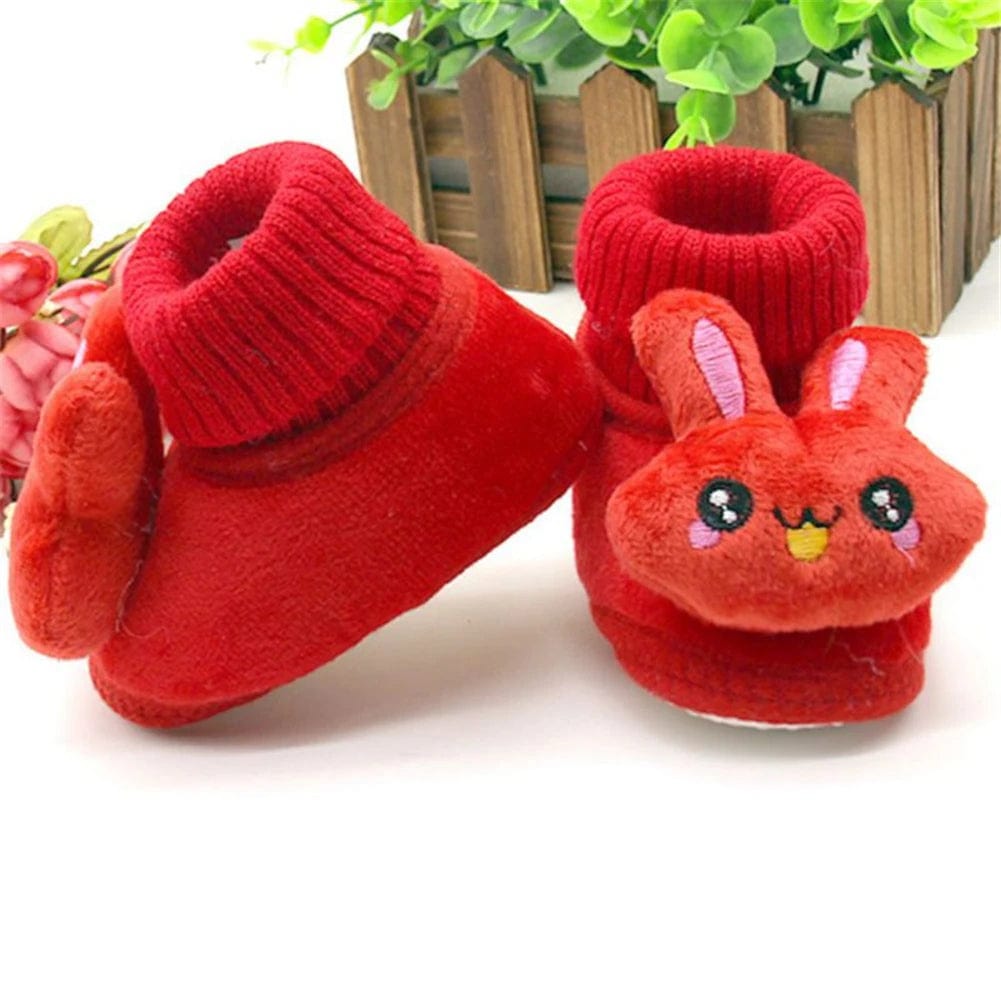 Chausson Bébé Chaussette Rouge / 0-6 mois