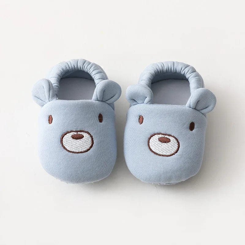 Chausson Bébé en Coton Bleu / 11