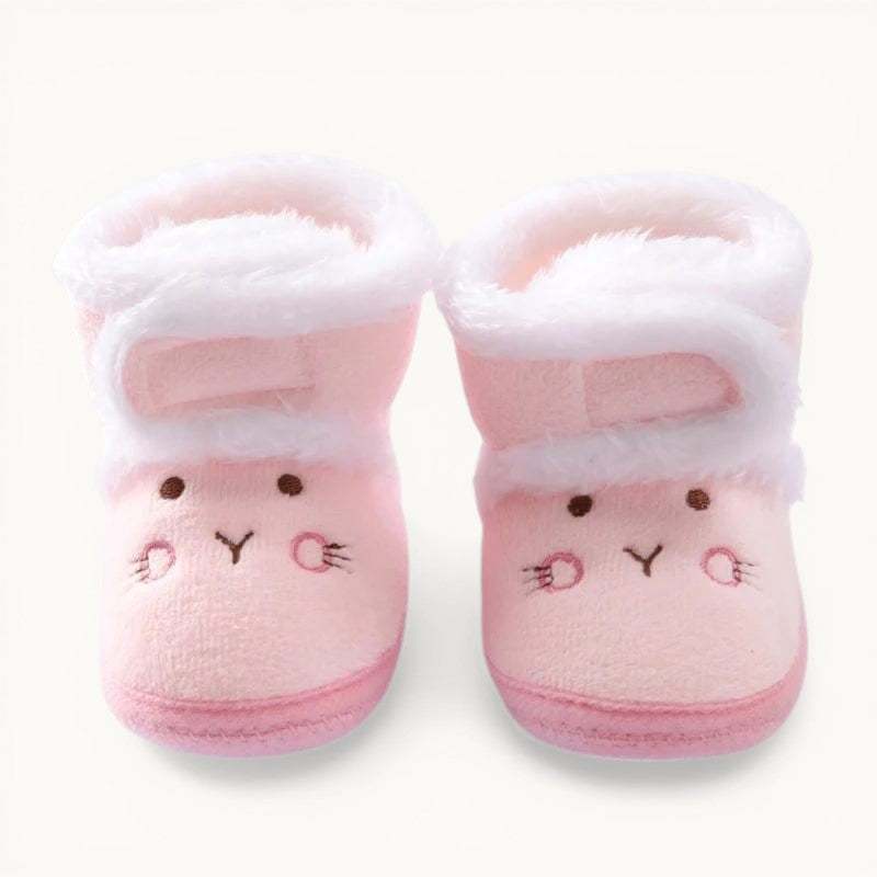 Chausson Bébé - Hiver Animaux Rose / 13-18 mois