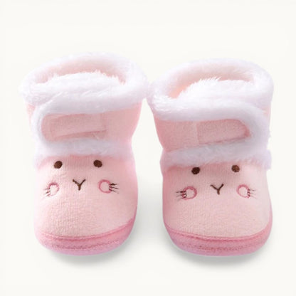 Chausson Bébé - Hiver Animaux Rose / 13-18 mois
