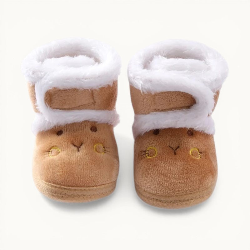 Chausson Bébé - Hiver Animaux Marron / 7-12 mois