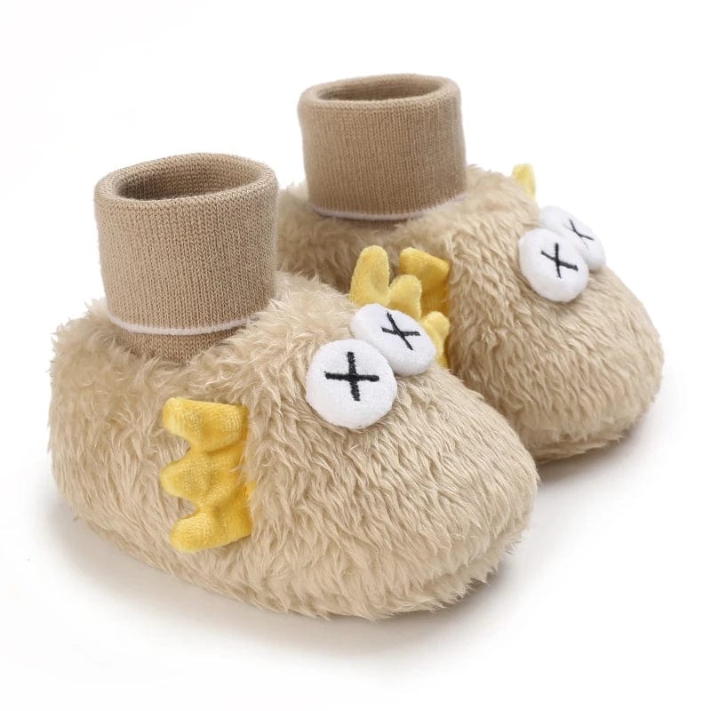 Chausson Bébé Mignon Crème/Jaune 3 / 7-12 mois