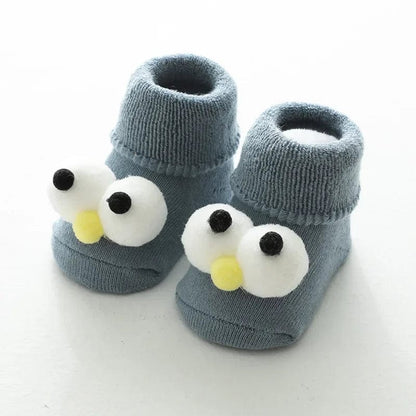 Chausson bébé rigolo Bleu / 16-19