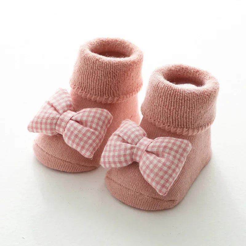 Chausson bébé rigolo Rose / 16-19