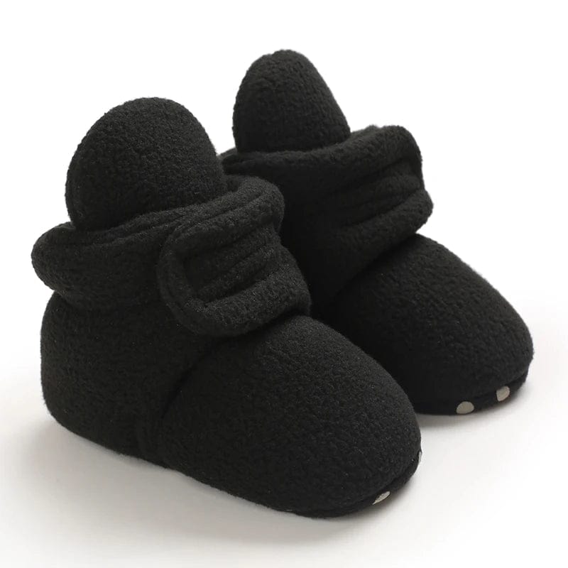 Chausson Botte Bébé Noir / 0-6 mois