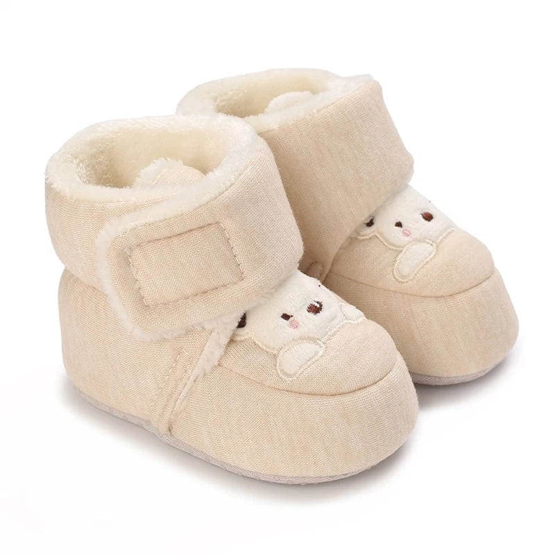 Chausson botte bébé Crème 1 / 16-17