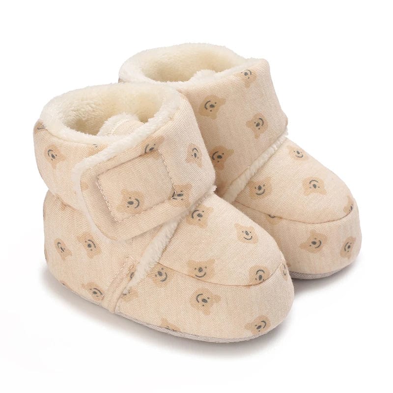 Chausson botte bébé Crème / 16-17