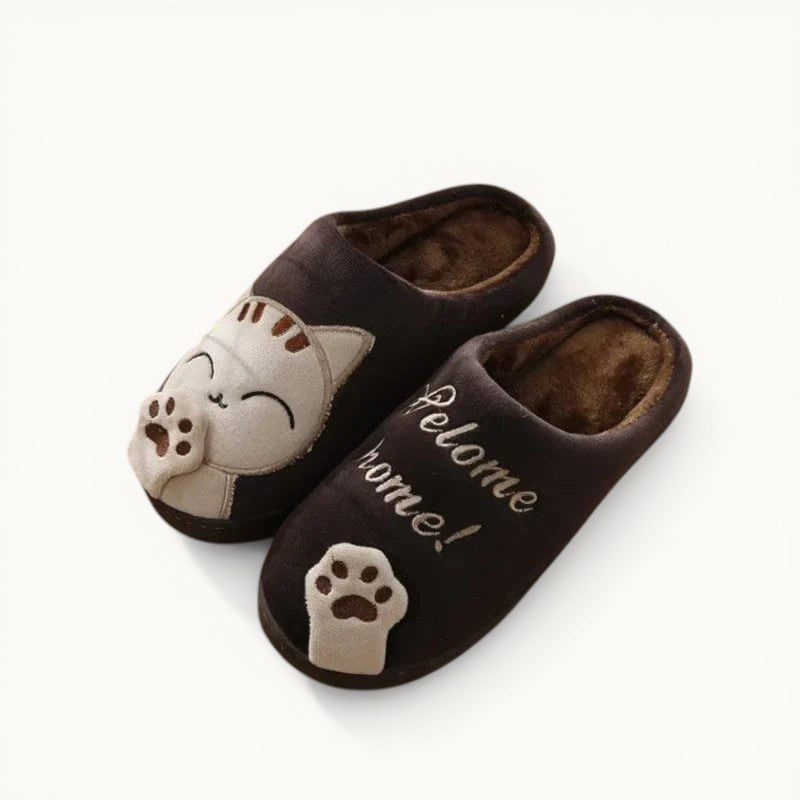 Chausson chat - Welcome Marron / 36-37