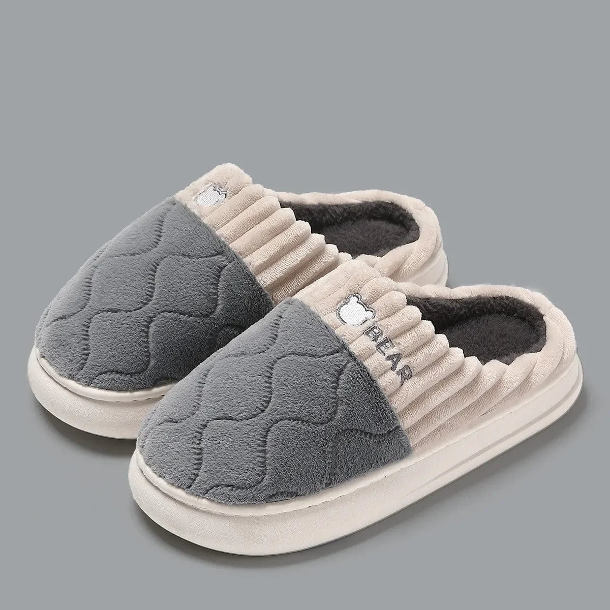 Chausson chaud Gris / 36-37