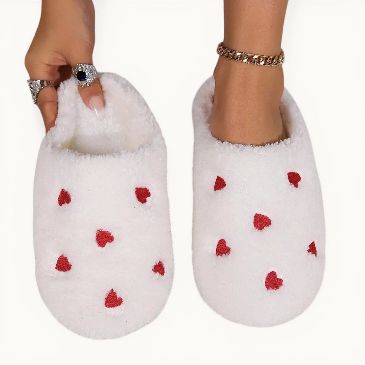 Chausson chaud femme
