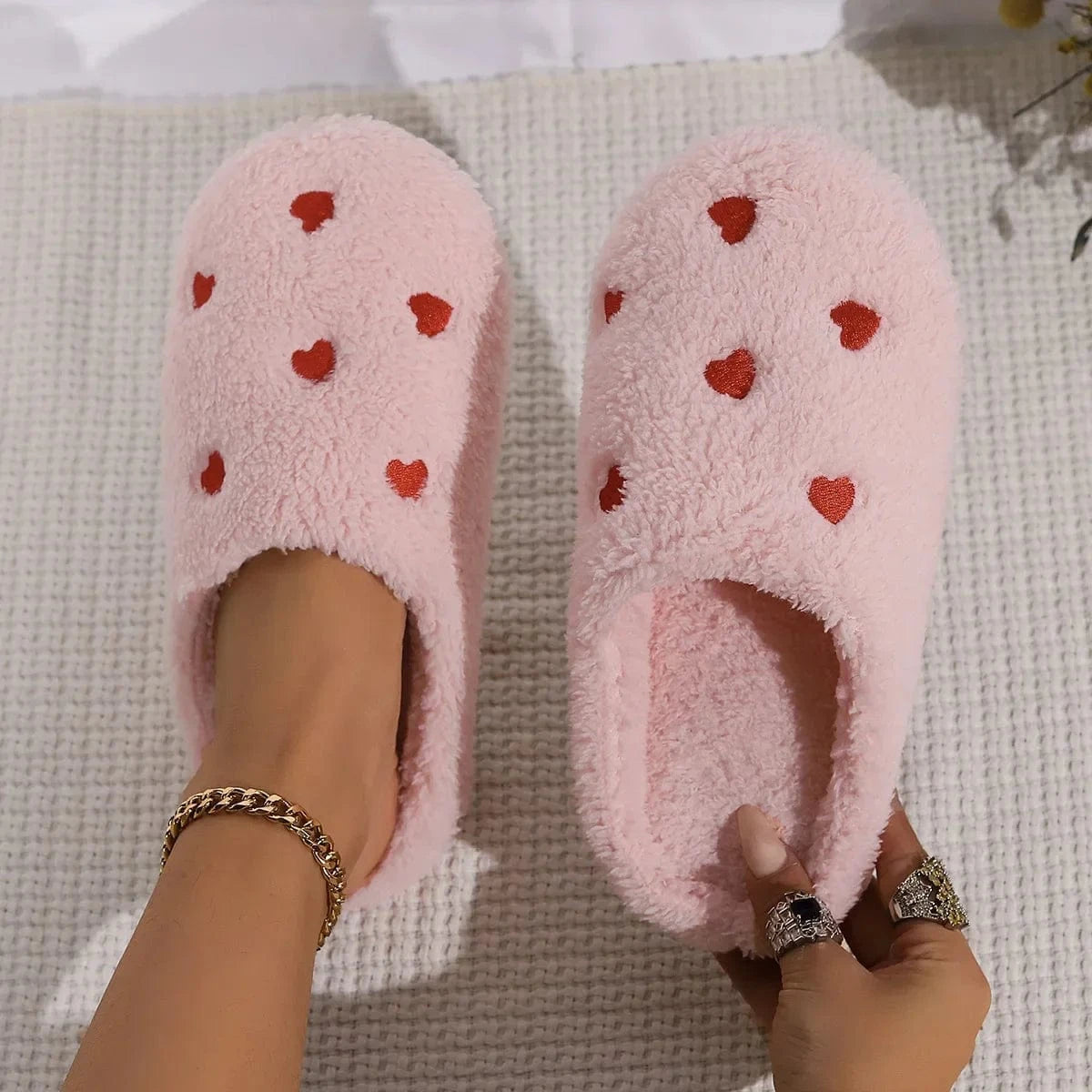 Chausson chaud femme