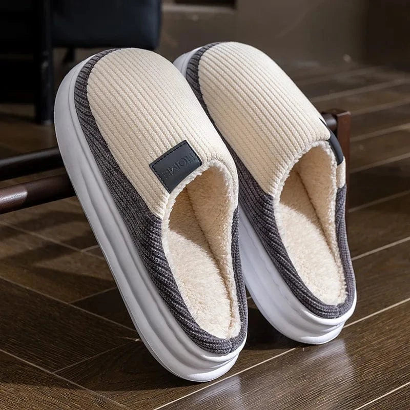 Chausson chaud - Home Gris / 35-36