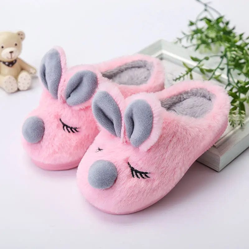 Chausson chaud lapin Rose / 20-21