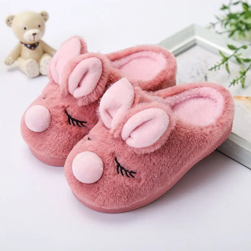 Chausson chaud lapin Rose 1 / 20-21