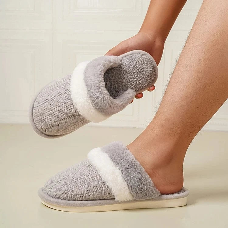Chausson chaud pour femme Gris / 36-37