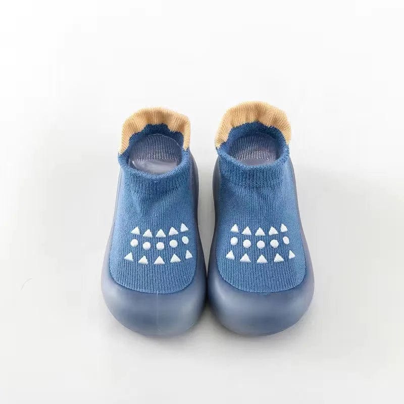 Chausson Chaussette Bébé Bleu / 3-6 mois