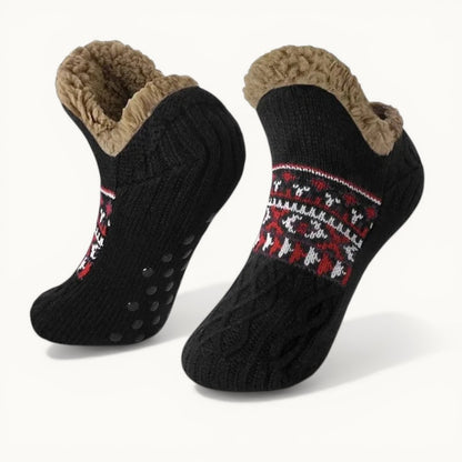 Chausson chaussette - Fluff Noir / 35-39