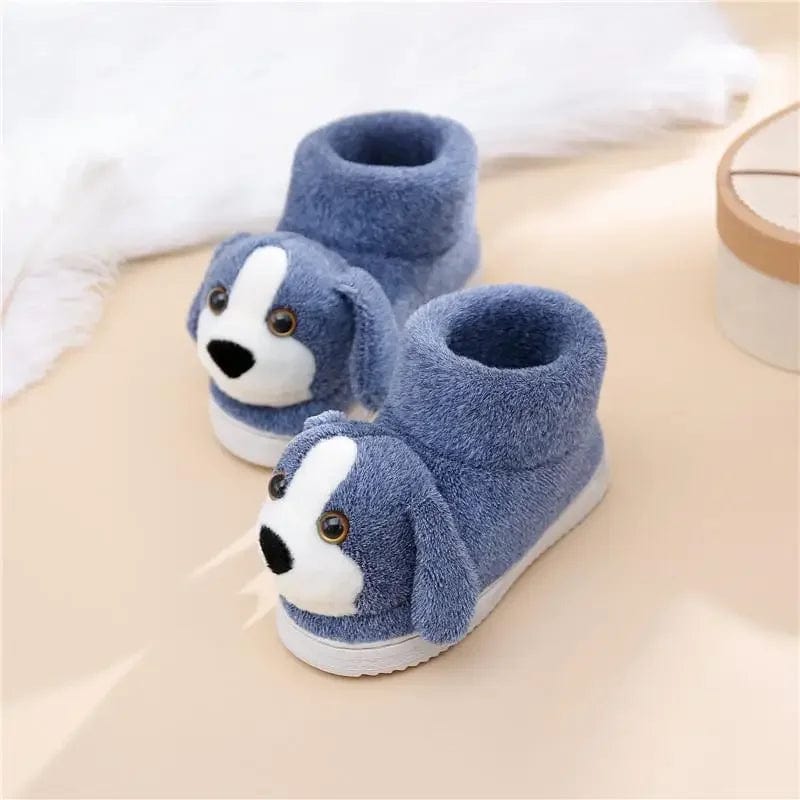 Chausson chien enfant bleu 1 / 18-19