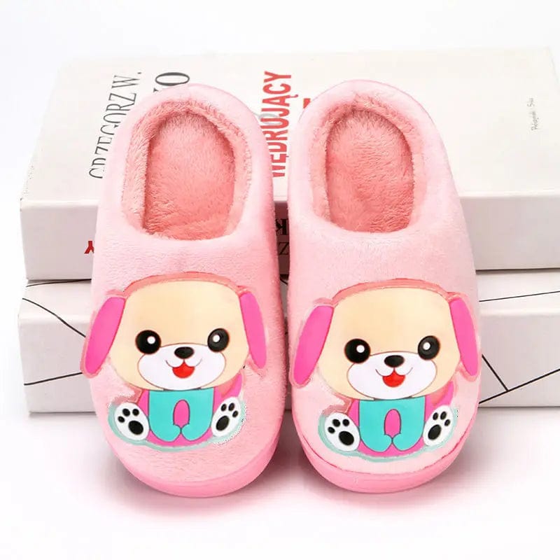 Chausson chien enfant Rose / 22-23