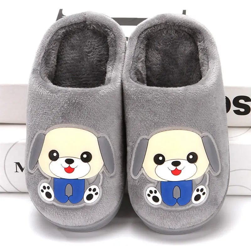 Chausson chien enfant Gris / 22-23