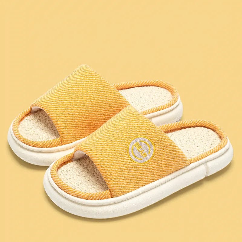 Chausson Claquette en Coton Jaune / 35-36