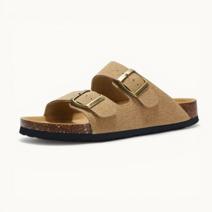 Chausson Claquette en Liège Crème / 35
