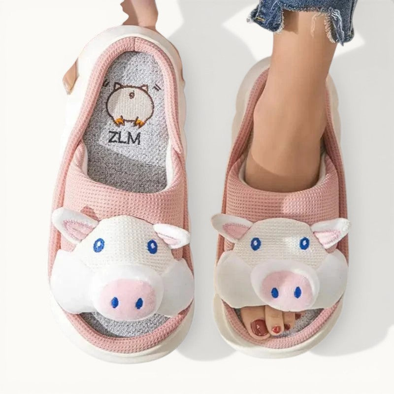 Chausson cochon - Gruigrui Rose / 35-36