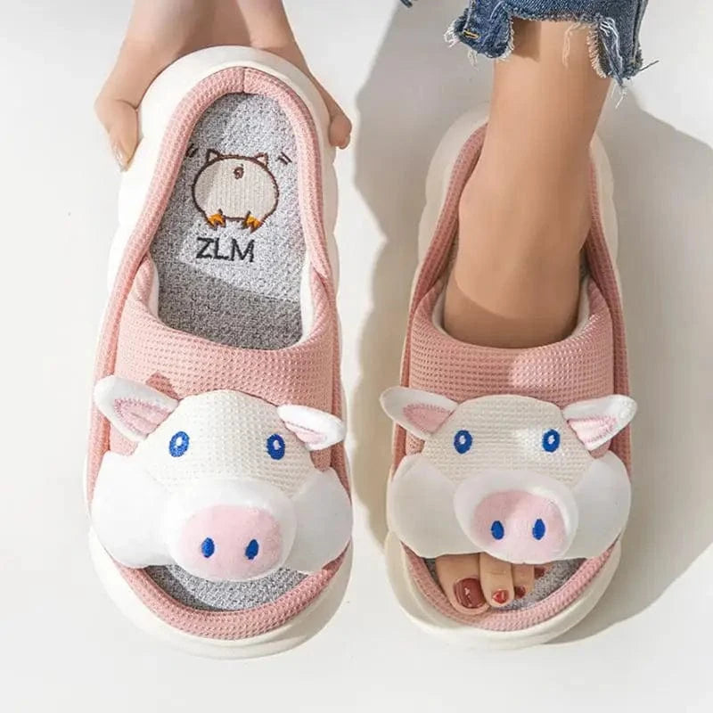 Chausson cochon - Gruigrui Rose / 35-36
