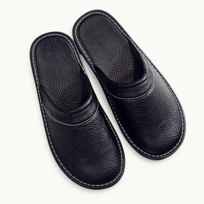 Chausson Cuir Noir / 35-36