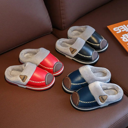 Chausson cuir enfant