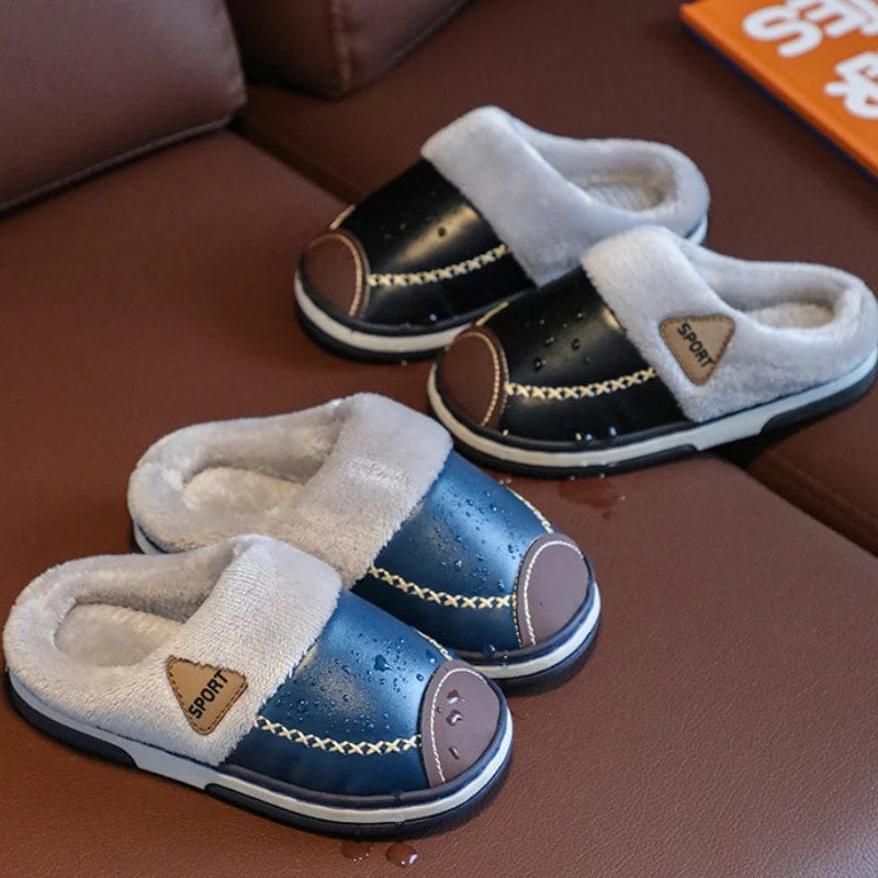 Chausson cuir enfant