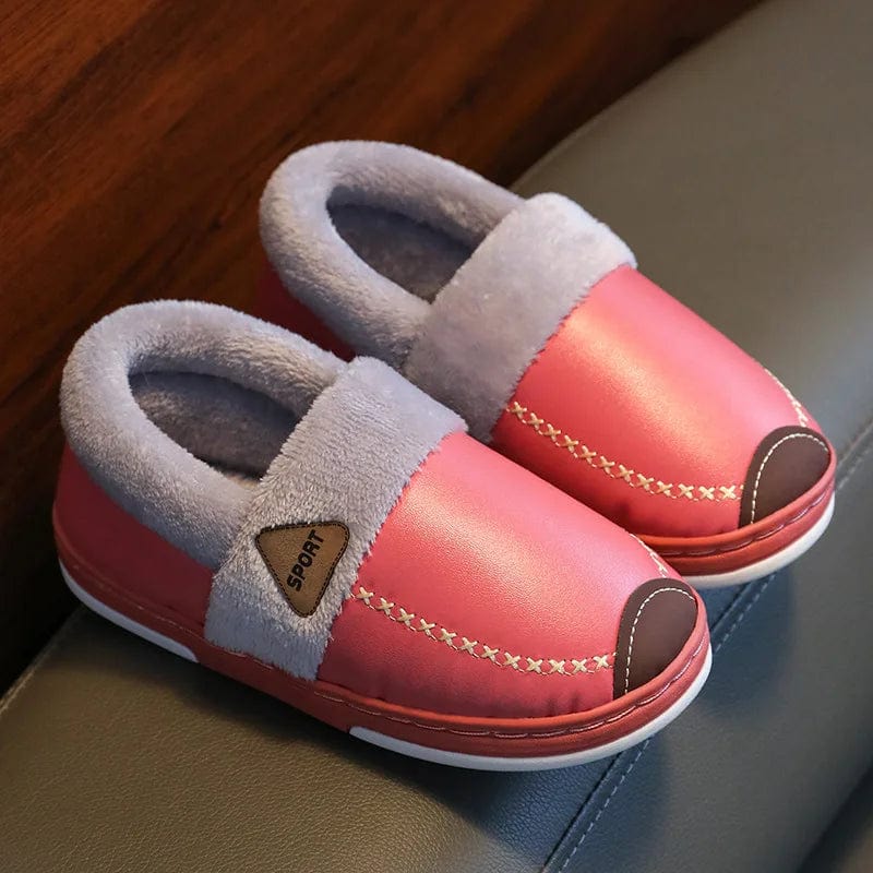 Chausson cuir enfant Rose 1 / 22-23