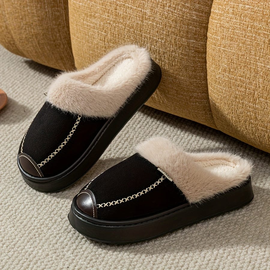 Chausson cuir femme - Flori