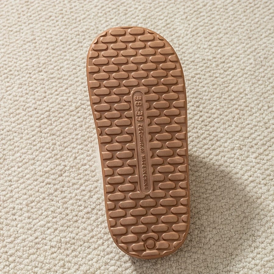 Chausson cuir femme - Flori