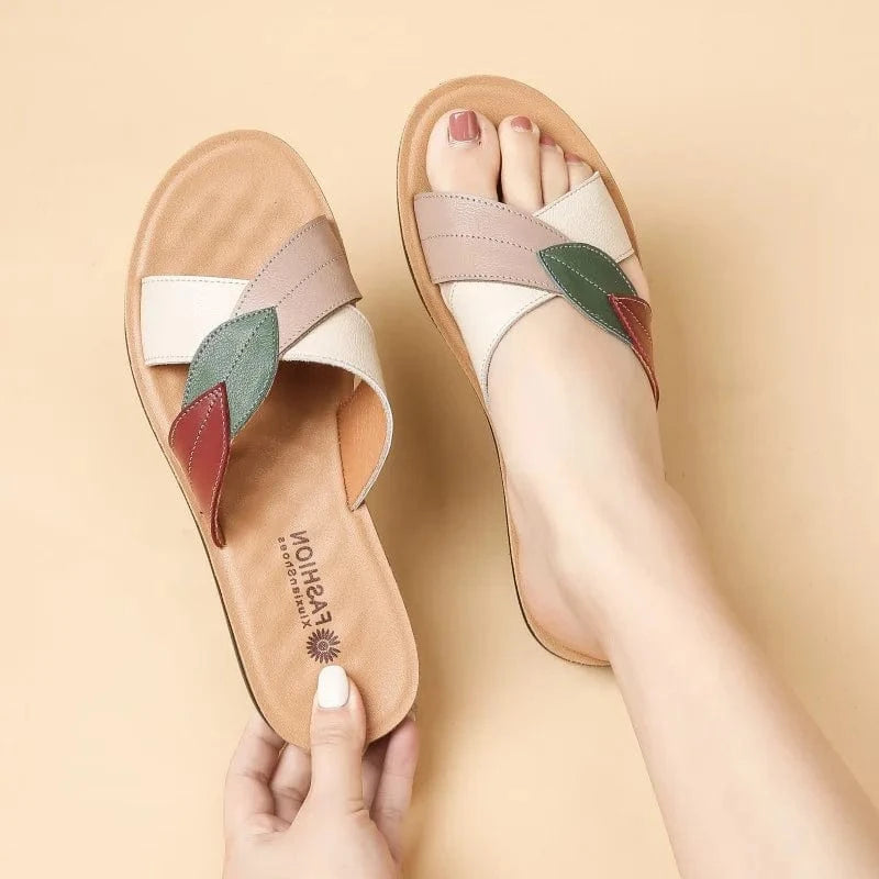 Chausson cuir Pu