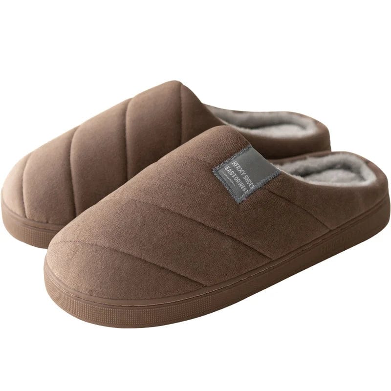 Chausson d'Hiver Confortable Marron / 35-36