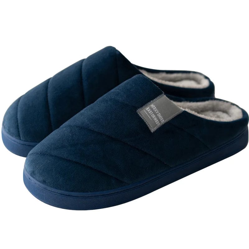 Chausson d'Hiver Confortable Bleu marine / 35-36